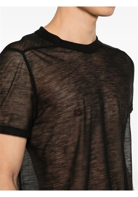 short level t t-shirt man black RICK OWENS | RU01F2265 JWR09